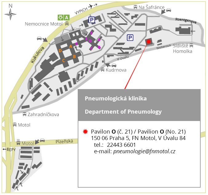 Umisteni Pracovist 2 Lf Uk V Arealu Fn Motol 2 Lekarska