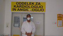 Oddelenie kardiológie a angiológie Univerzitného klinického centra v Mariboru, kde som absolvoval mesačnú stáž