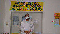 Oddelenie kardiológie a angiológie Univerzitného klinického centra v Mariboru, kde som absolvoval mesačnú stáž