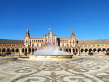 Náměstí Plaza de España, které se hned první den stala mým nejoblíbenějším místem ve městě.