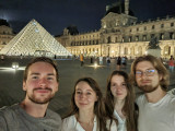 S polskými kolegy v Louvre