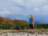 Výhled na Rijeku z hory Vojak v pohoří Učka