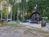 Domáca sauna na vidieku