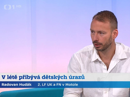 MUDr. Radovan Hudák. Foto: printscreen z vysílání ĆT