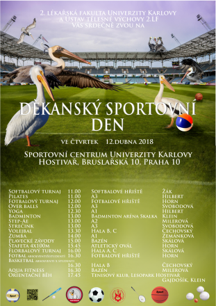 Děkanský sportovní den 12. dubna 2018